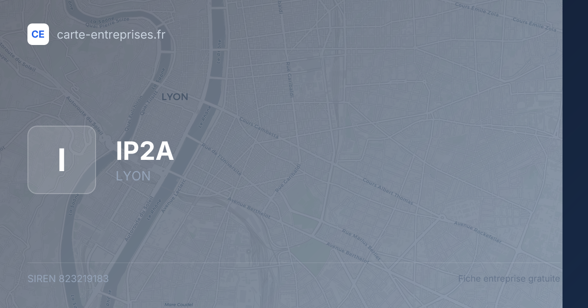IP2A — 823219183 — fiche entreprise