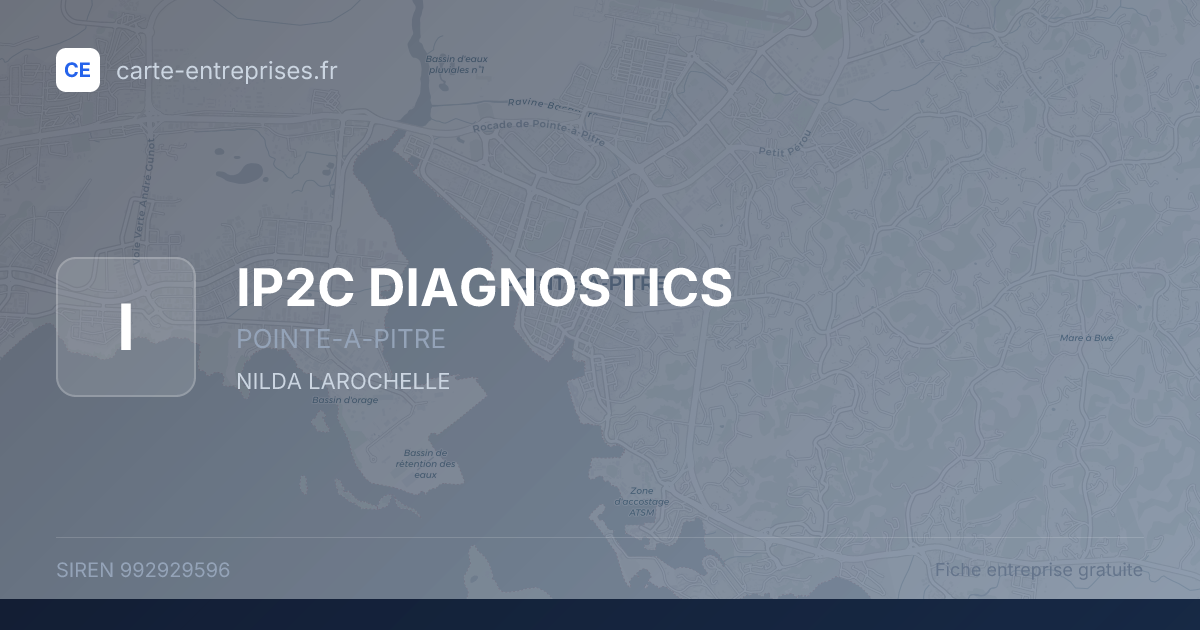 IP2C DIAGNOSTICS — 992929596 — fiche entreprise