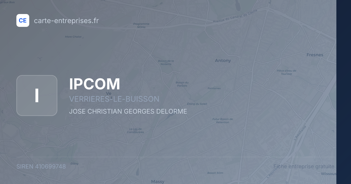 IPCOM — 410699748 — fiche entreprise
