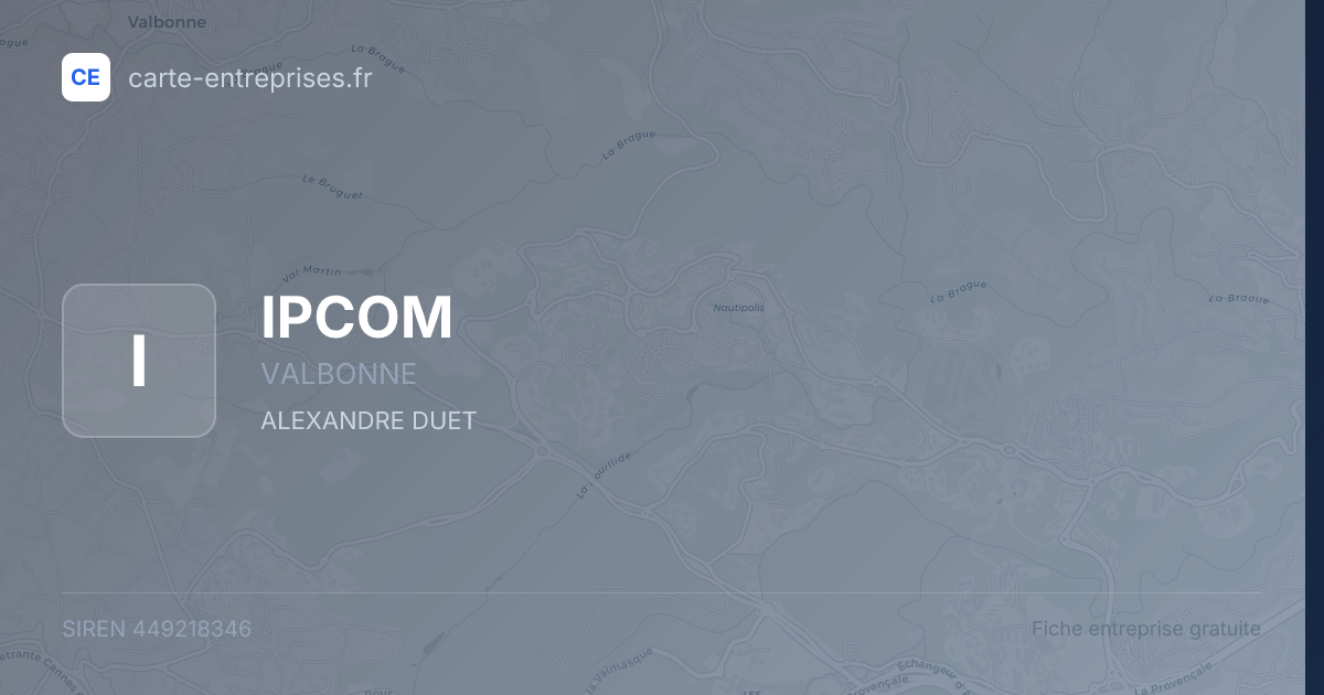 IPCOM — 449218346 — fiche entreprise