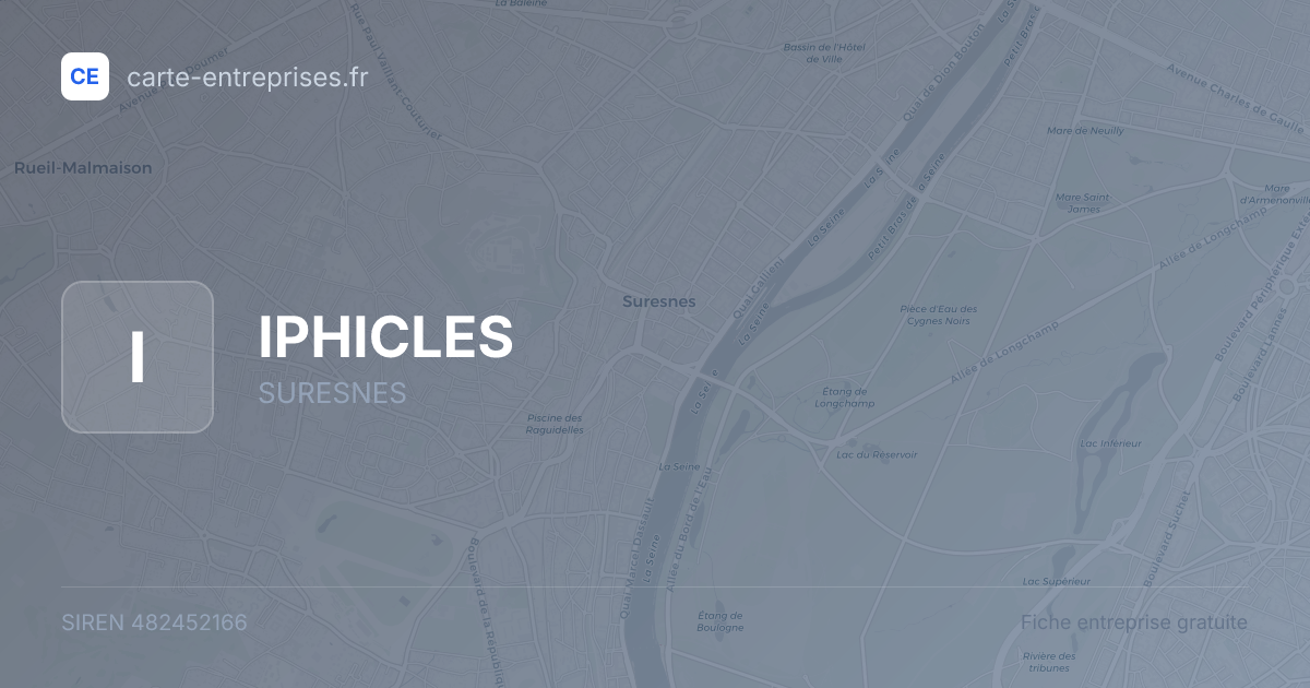 IPHICLES — 482452166 — fiche entreprise