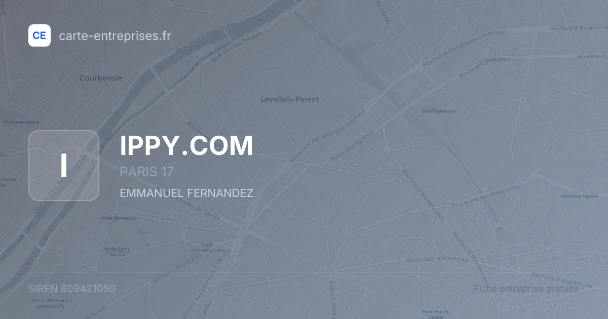 IPPY.COM — 809421050 — fiche entreprise