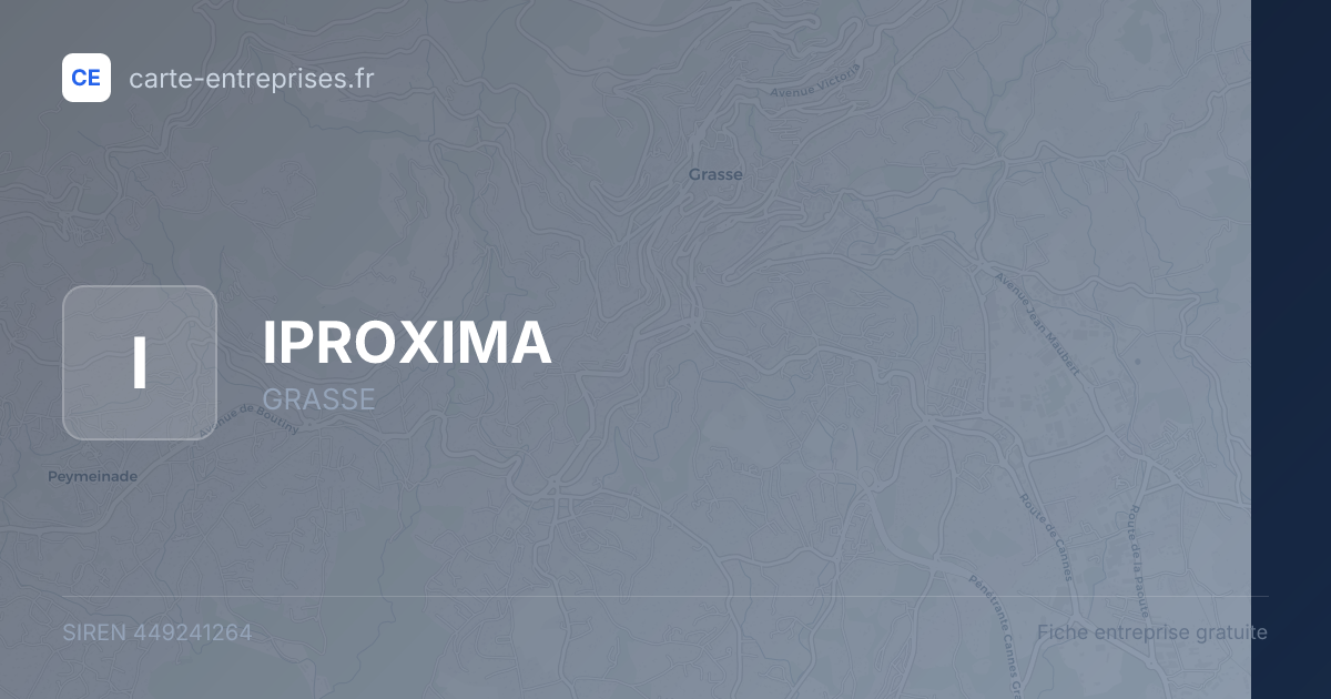 IPROXIMA — 449241264 — fiche entreprise