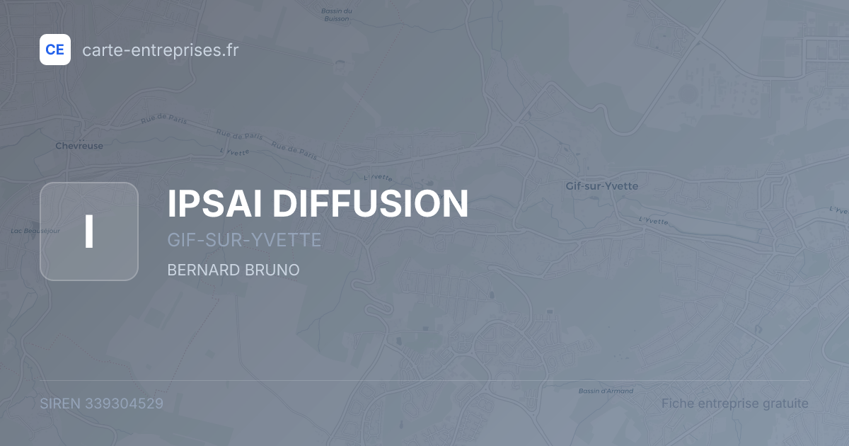 IPSAI DIFFUSION — 339304529 — fiche entreprise
