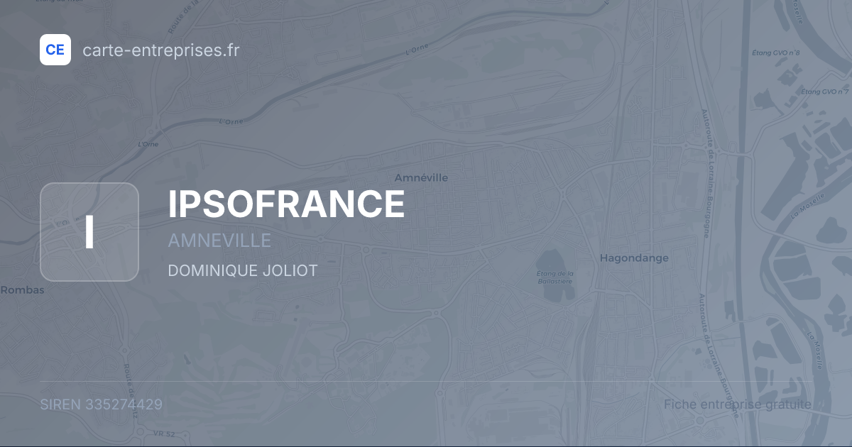 IPSOFRANCE — 335274429 — fiche entreprise