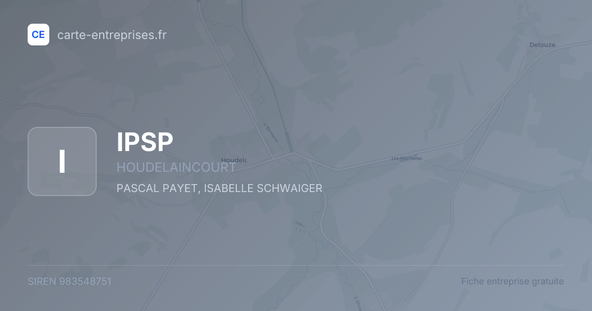 IPSP — 983548751 — fiche entreprise