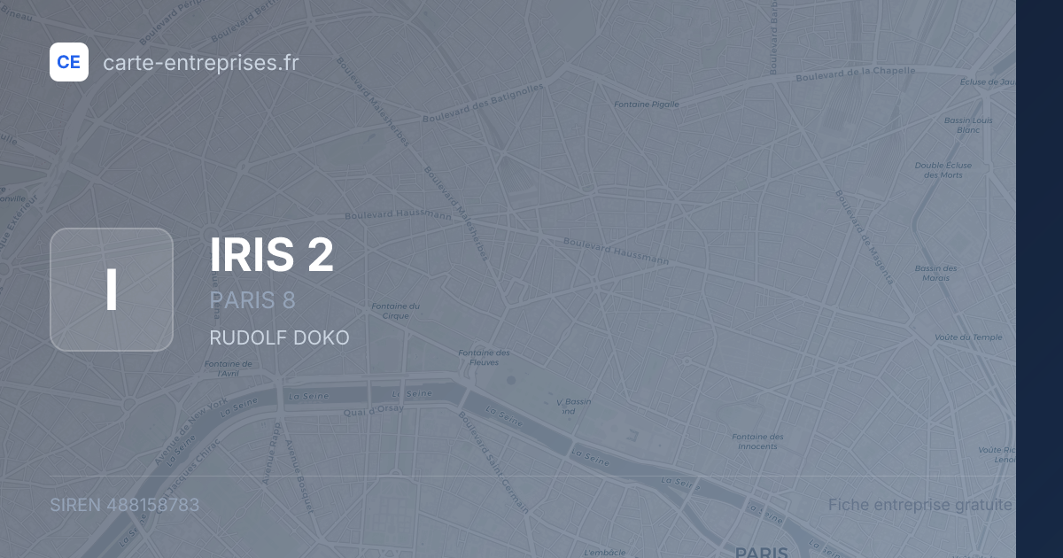 IRIS 2 — 488158783 — fiche entreprise