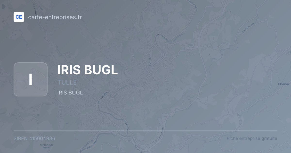 IRIS BUGL — 415004936 — fiche entreprise