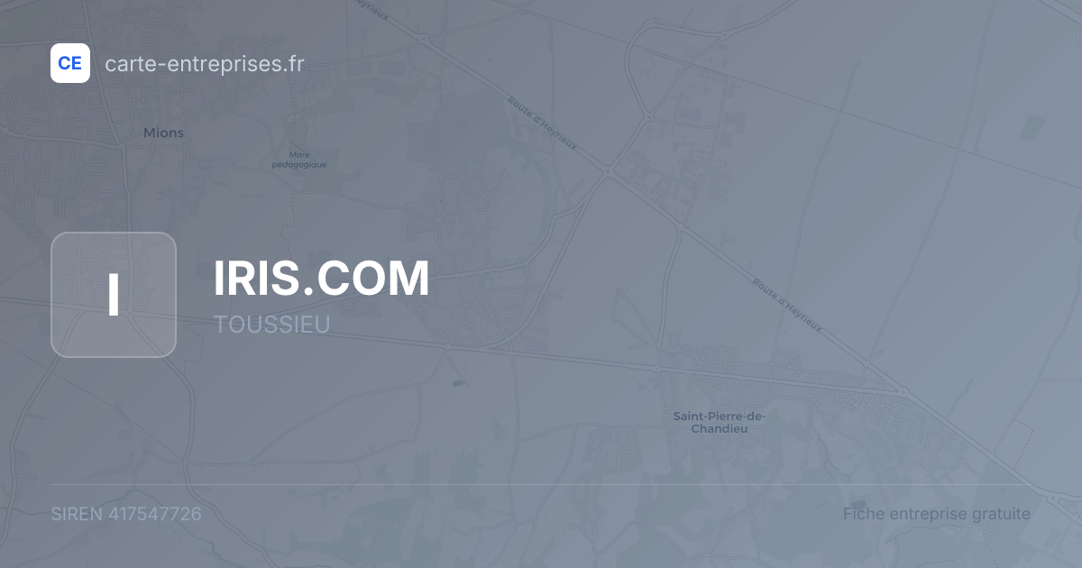 IRIS.COM — 417547726 — fiche entreprise