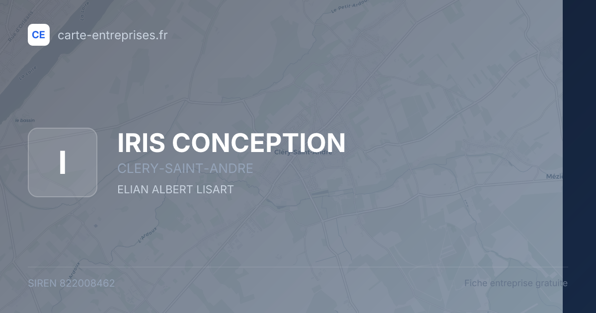 IRIS CONCEPTION — 822008462 — fiche entreprise
