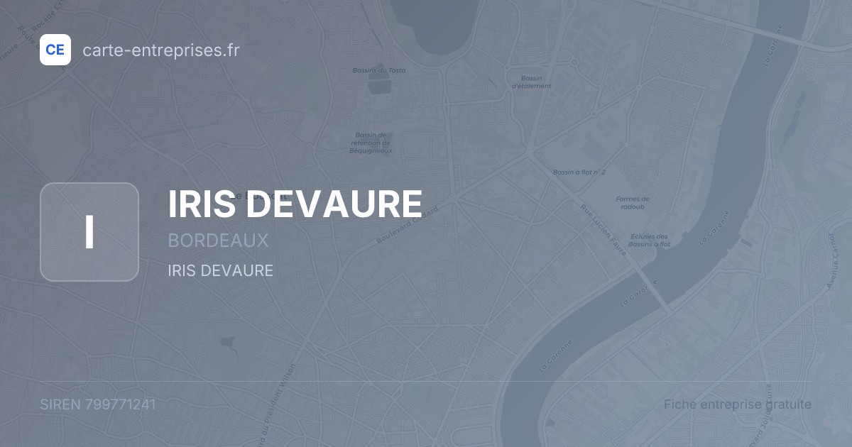 IRIS DEVAURE — 799771241 — fiche entreprise