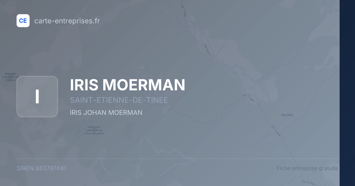 IRIS MOERMAN — 883797441 — fiche entreprise