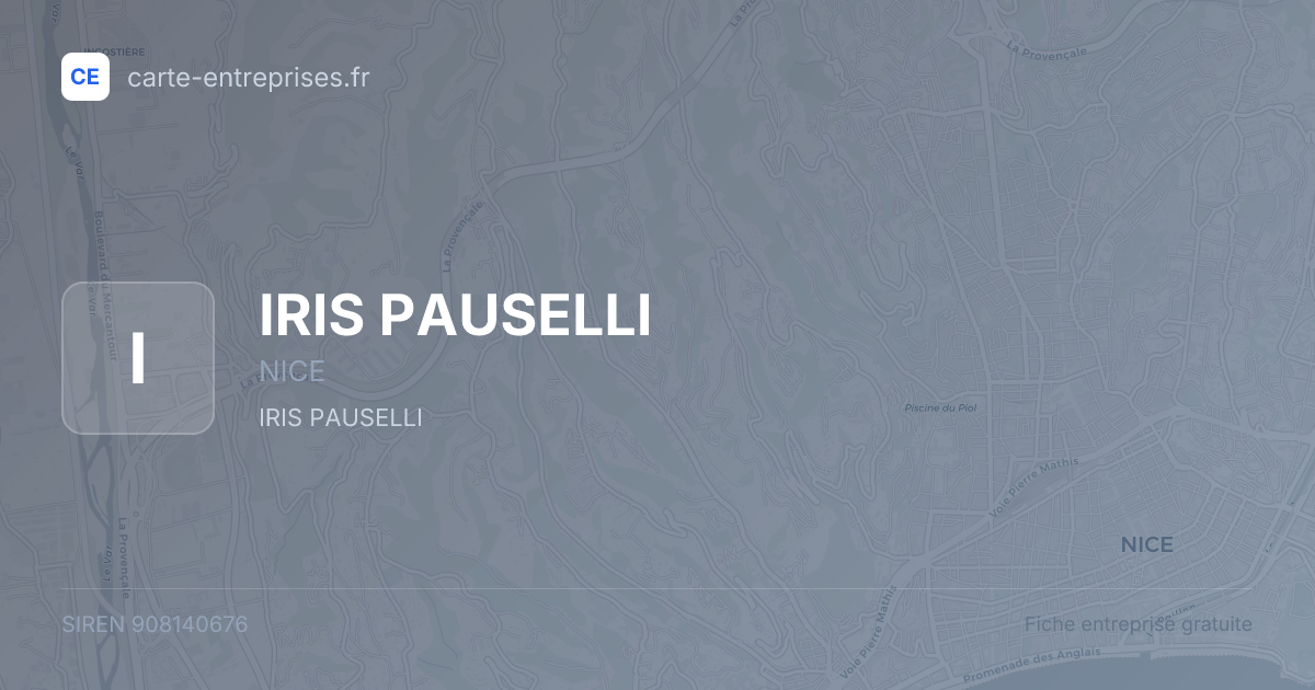 IRIS PAUSELLI — 908140676 — fiche entreprise