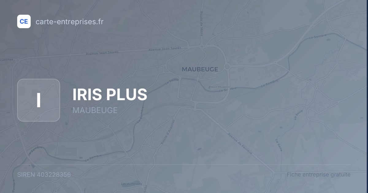 IRIS PLUS — 403228356 — fiche entreprise