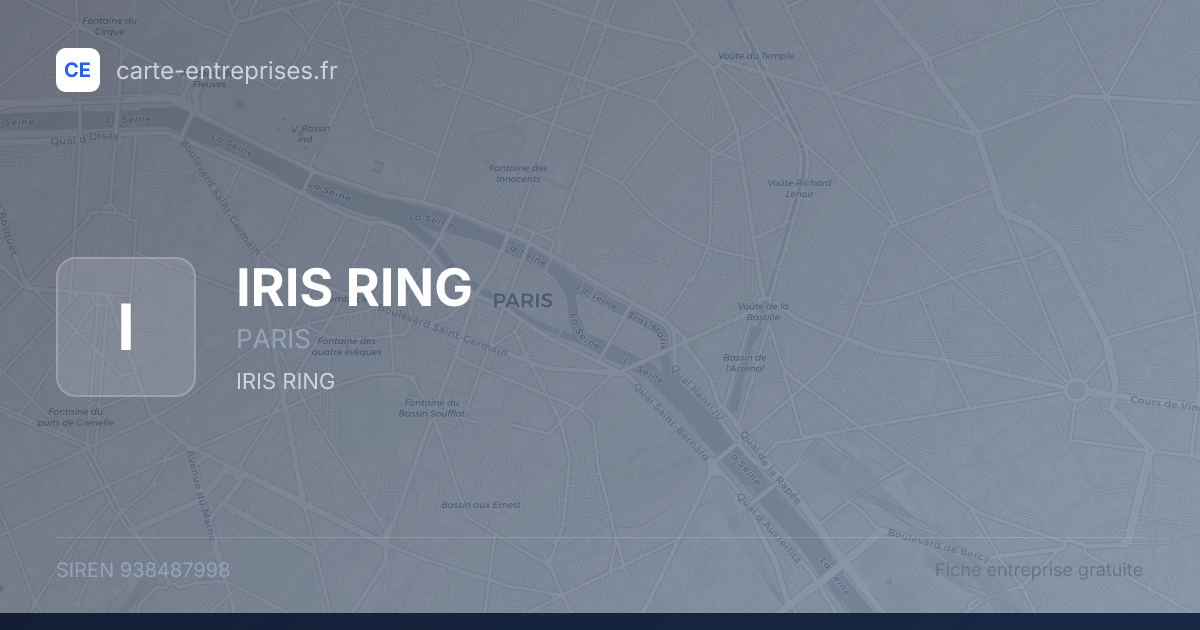 IRIS RING — 938487998 — fiche entreprise