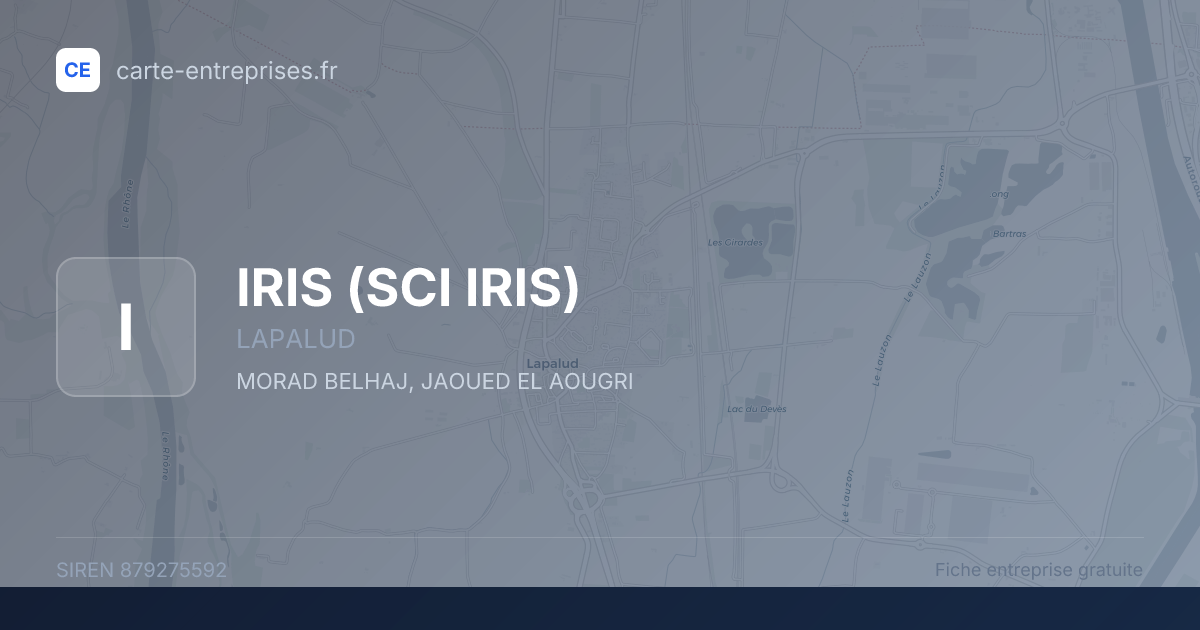 IRIS (SCI IRIS) — 879275592 — fiche entreprise