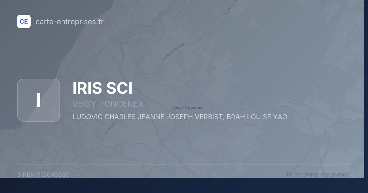 IRIS SCI — 912640885 — fiche entreprise