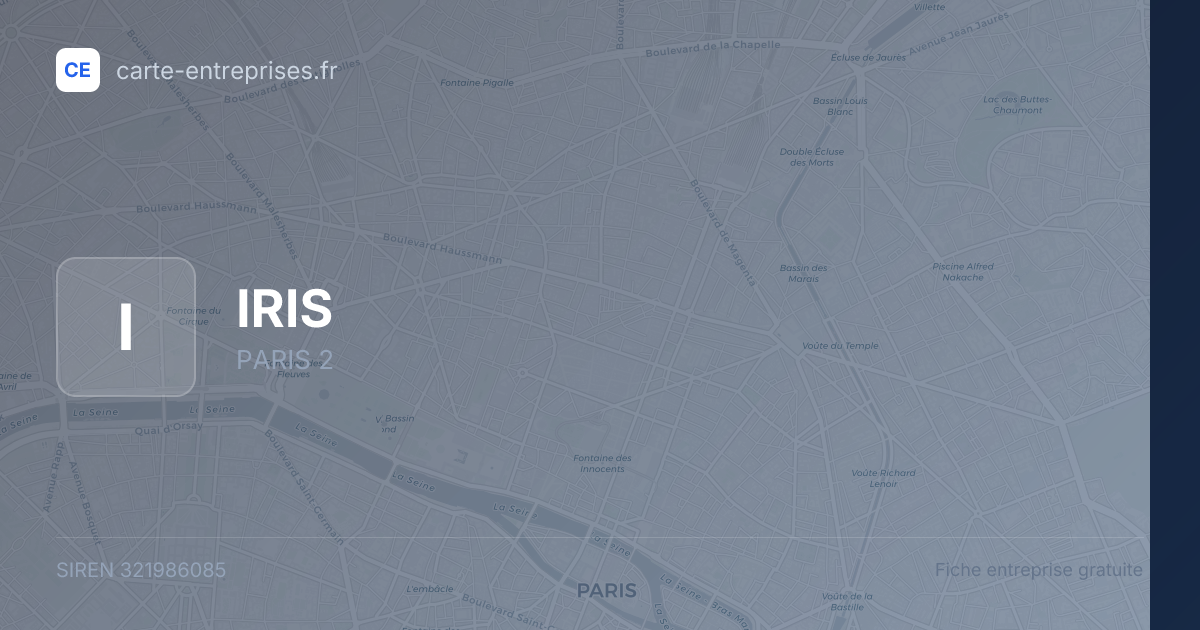 IRIS — 321986085 — fiche entreprise