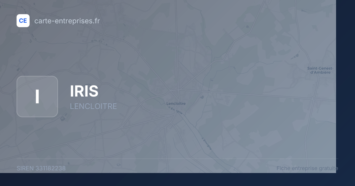 IRIS — 331182238 — fiche entreprise