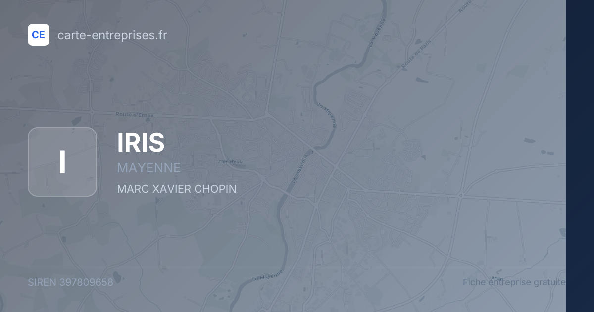 IRIS — 397809658 — fiche entreprise