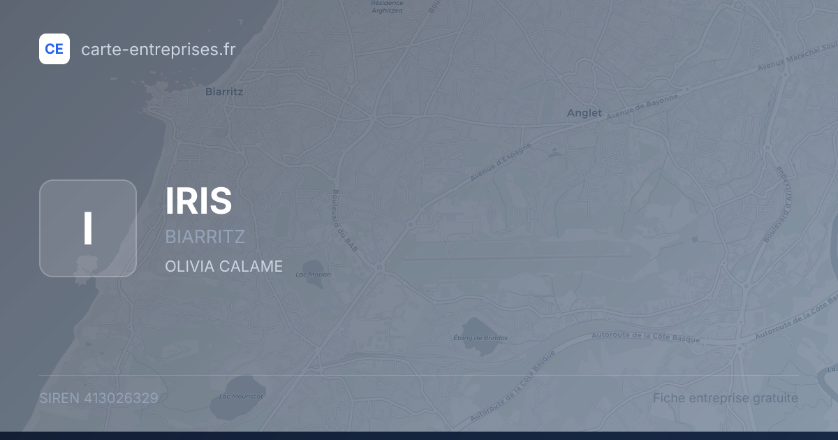 IRIS — 413026329 — fiche entreprise