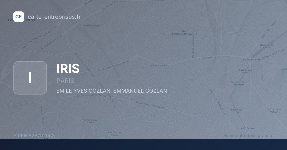 IRIS — 528792963 — fiche entreprise