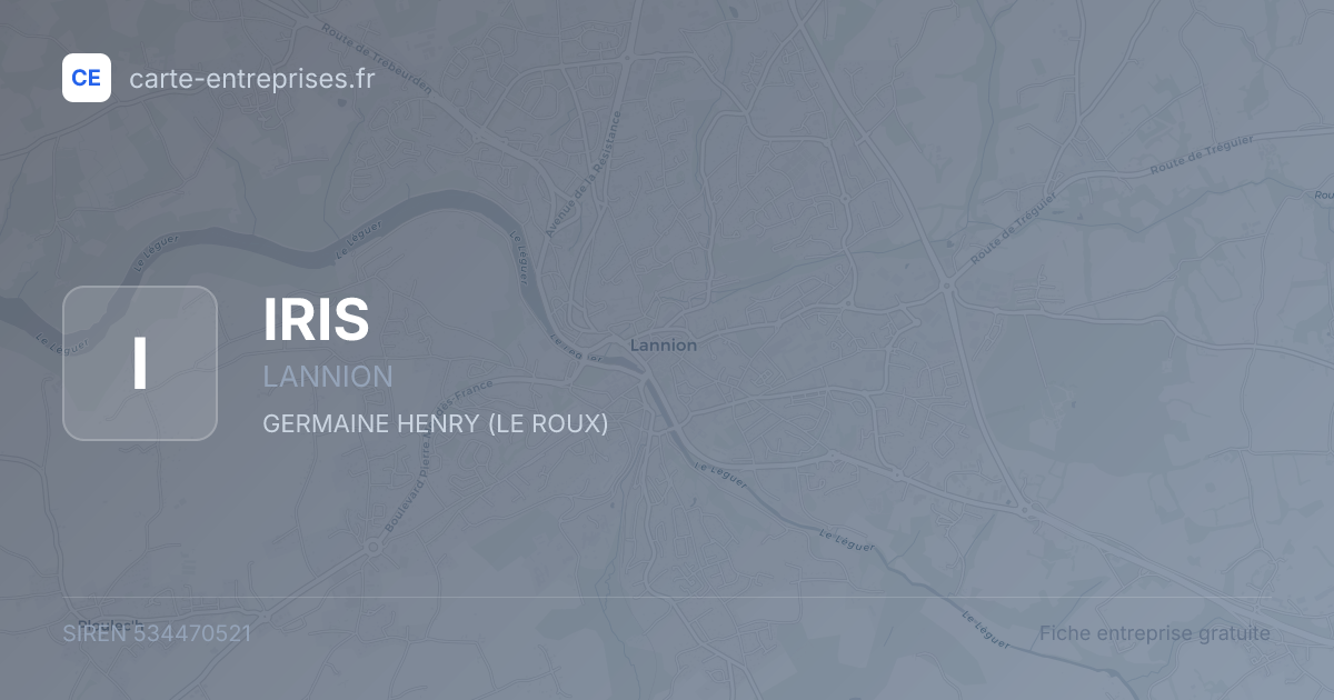 IRIS — 534470521 — fiche entreprise
