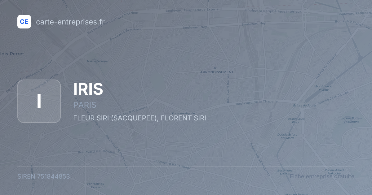 IRIS — 751844853 — fiche entreprise