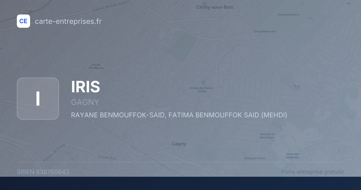 IRIS — 838760643 — fiche entreprise