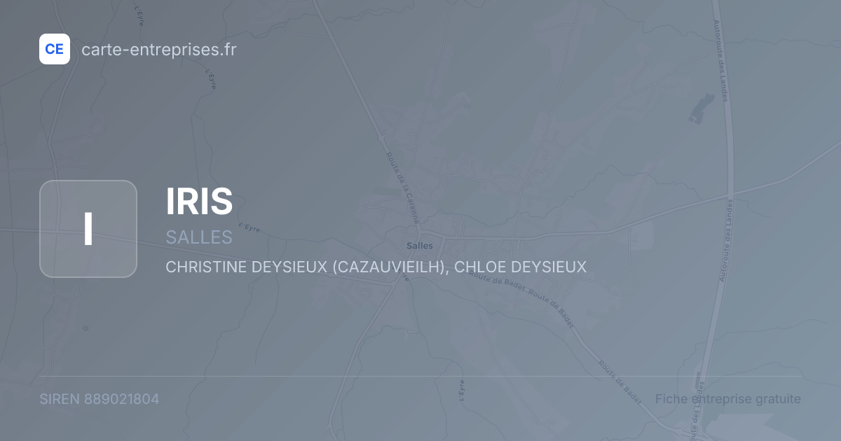 IRIS — 889021804 — fiche entreprise