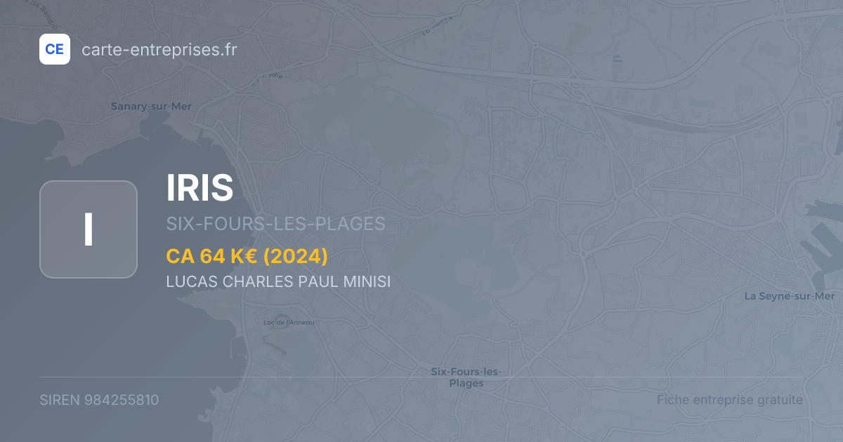 IRIS — 984255810 — fiche entreprise