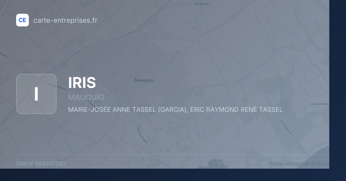 IRIS — 989397583 — fiche entreprise