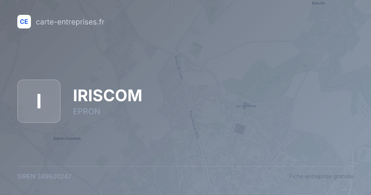 IRISCOM — 349600247 — fiche entreprise