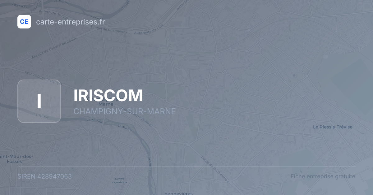 IRISCOM — 428947063 — fiche entreprise