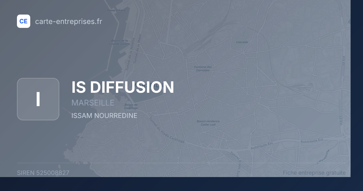 IS DIFFUSION — 525008827 — fiche entreprise