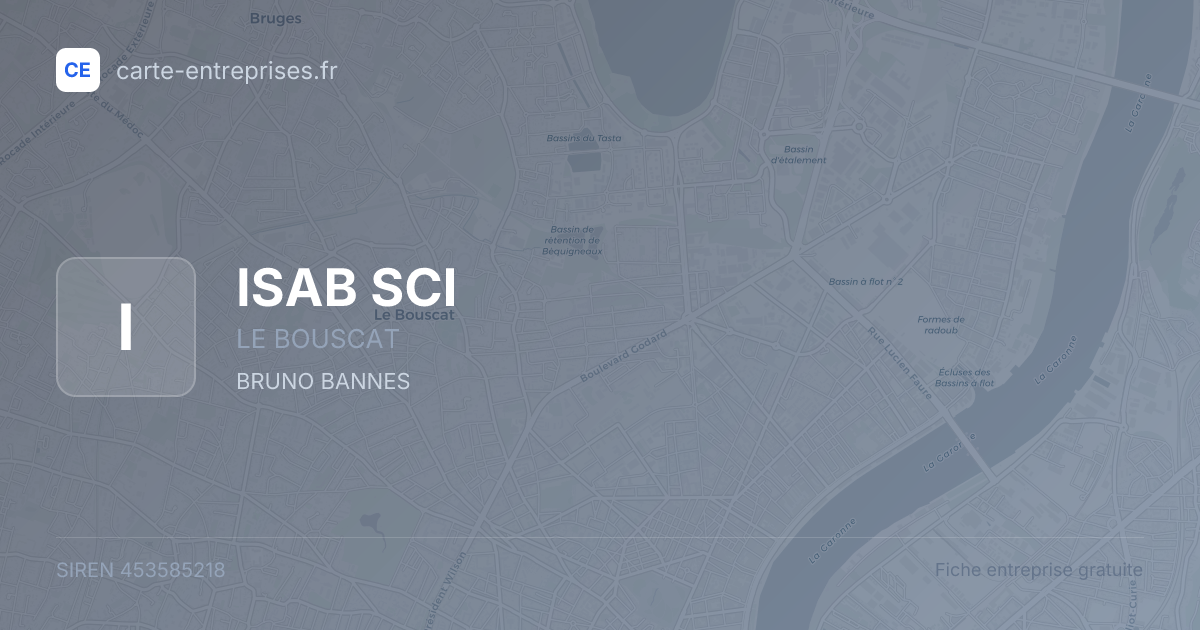 ISAB SCI — 453585218 — fiche entreprise
