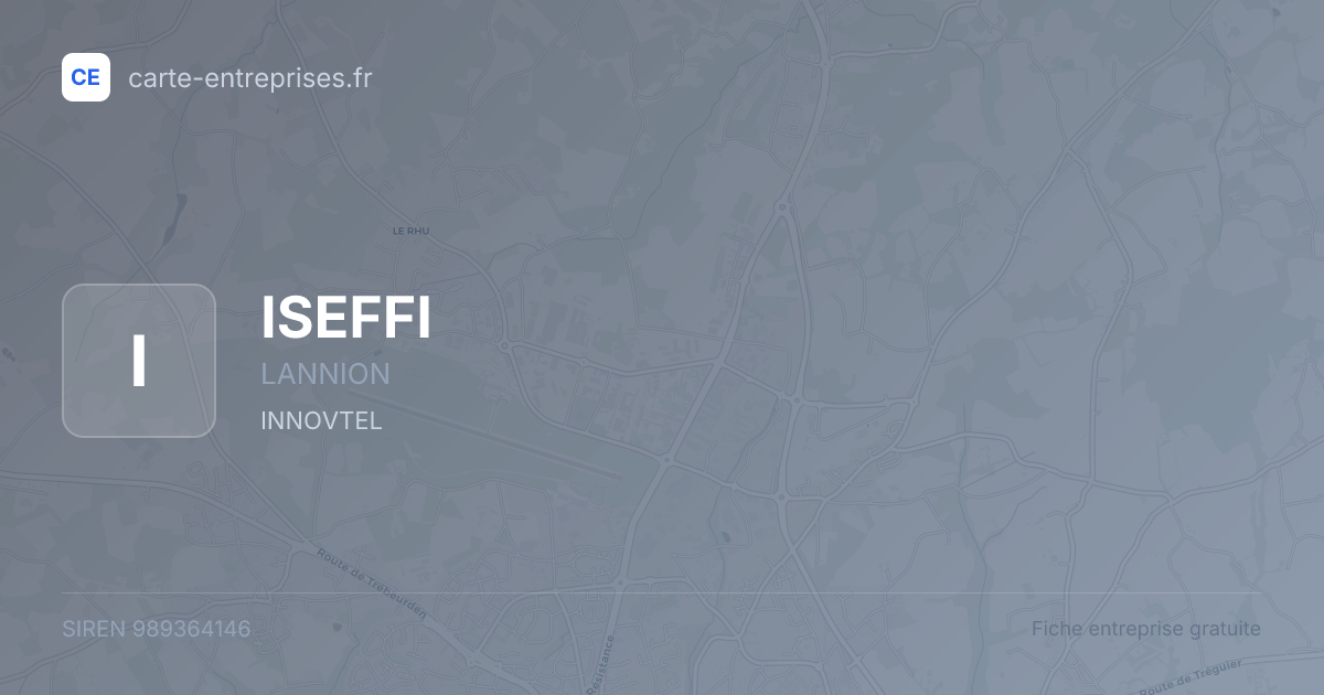 ISEFFI — 989364146 — fiche entreprise