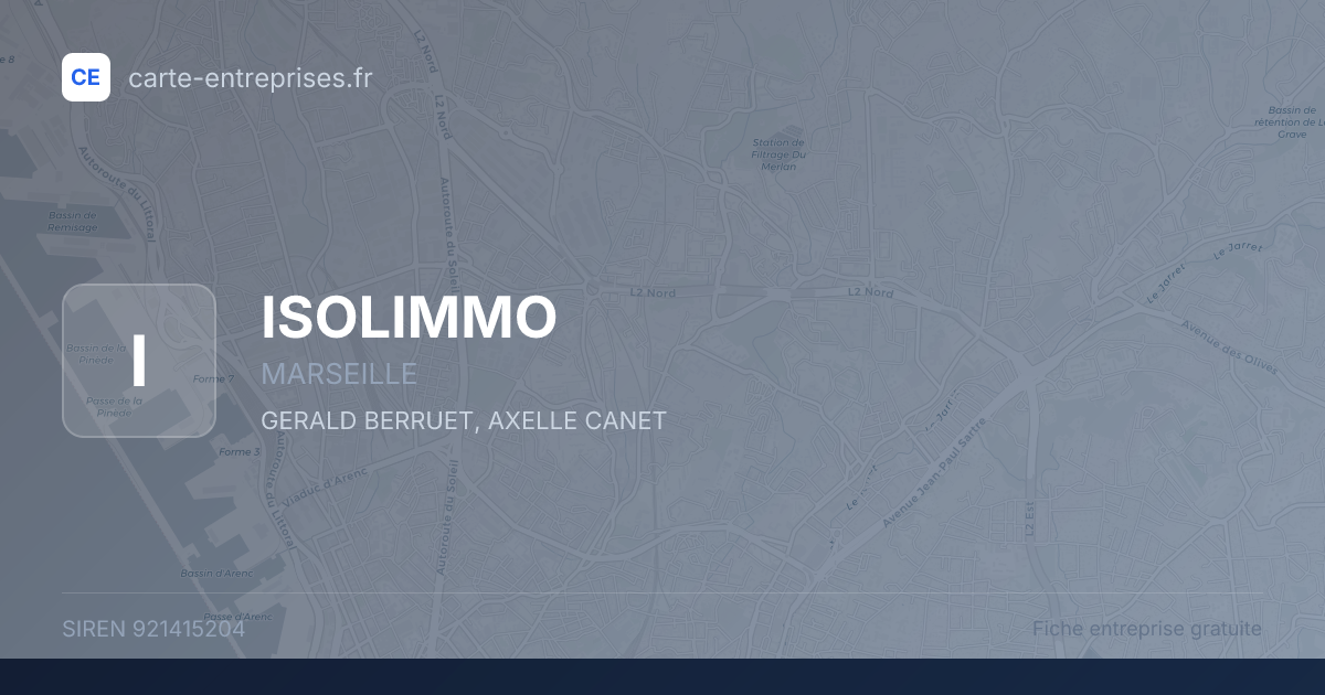 ISOLIMMO — 921415204 — fiche entreprise