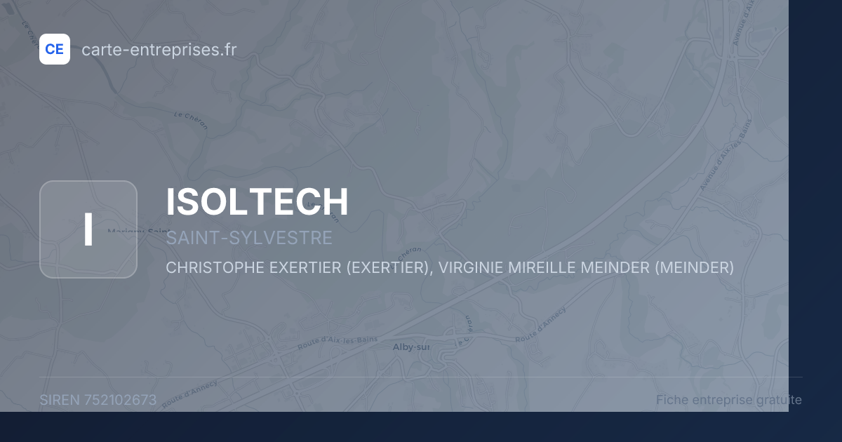 ISOLTECH — 752102673 — fiche entreprise