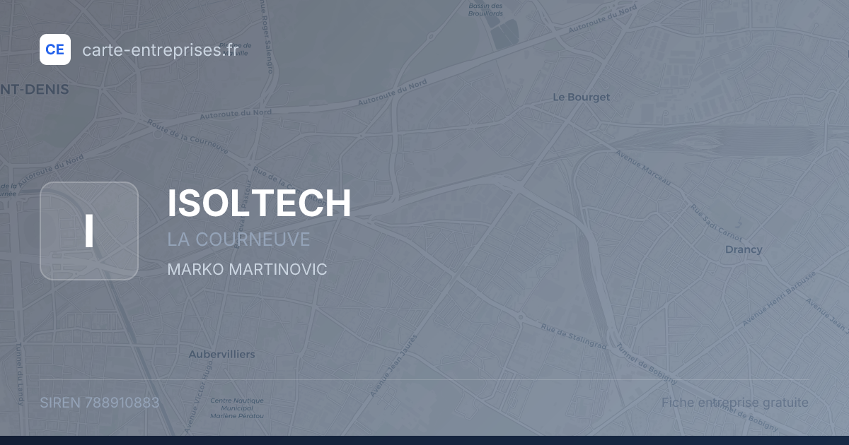 ISOLTECH — 788910883 — fiche entreprise