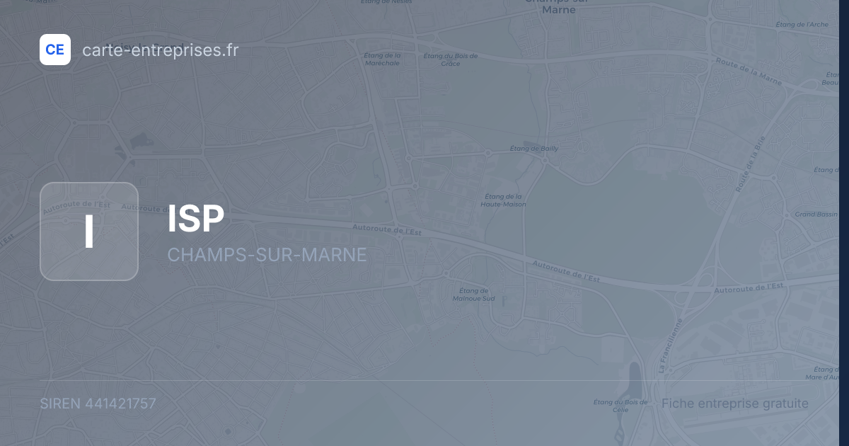 ISP — 441421757 — fiche entreprise