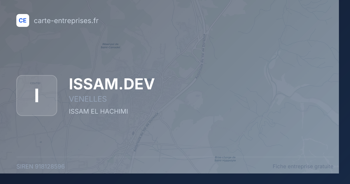 ISSAM.DEV — 918128596 — fiche entreprise