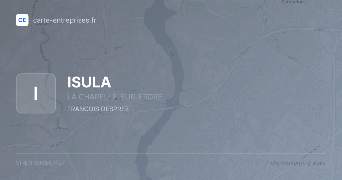 ISULA — 898587407 — fiche entreprise