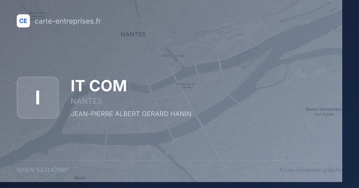 IT COM — 347447997 — fiche entreprise