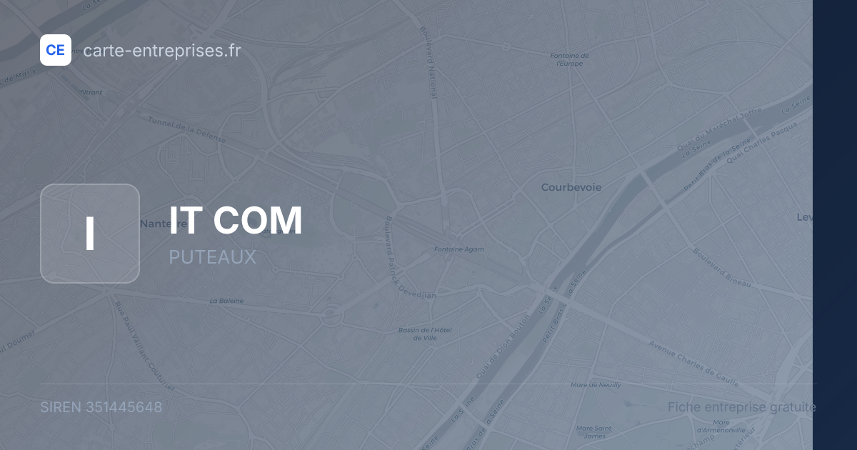IT COM — 351445648 — fiche entreprise