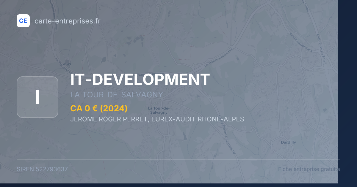 IT-DEVELOPMENT — 522793637 — fiche entreprise