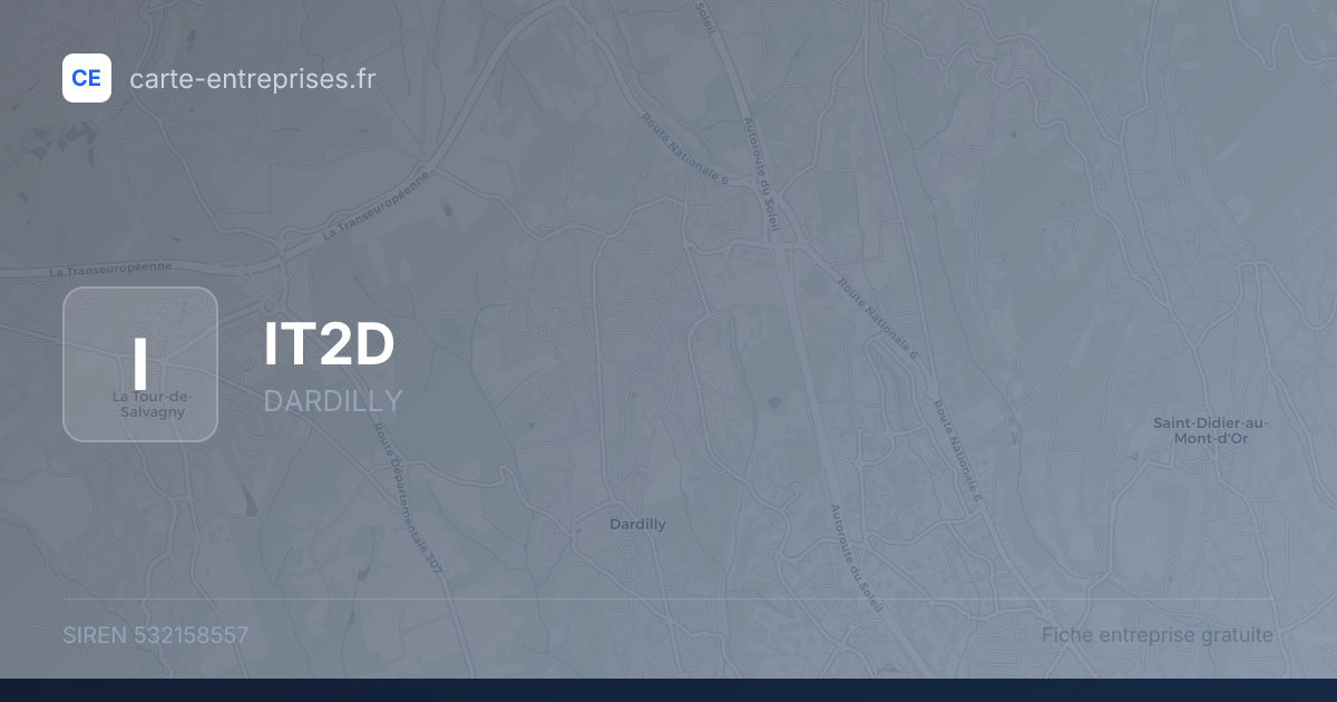 IT2D — 532158557 — fiche entreprise