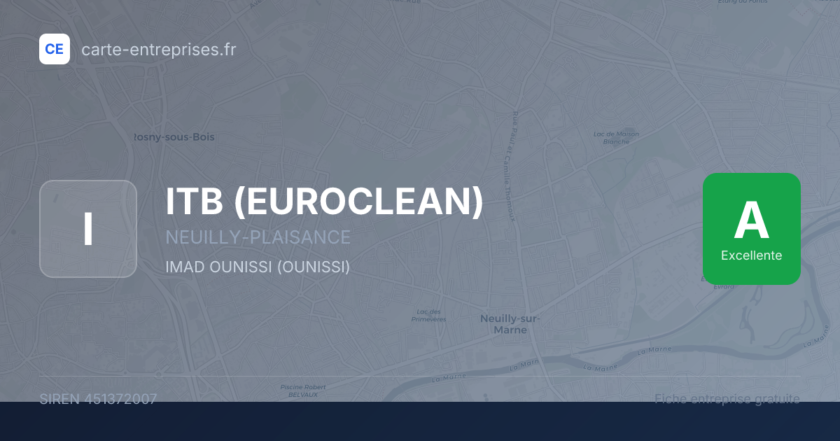 ITB (EUROCLEAN) — 451372007 — fiche entreprise