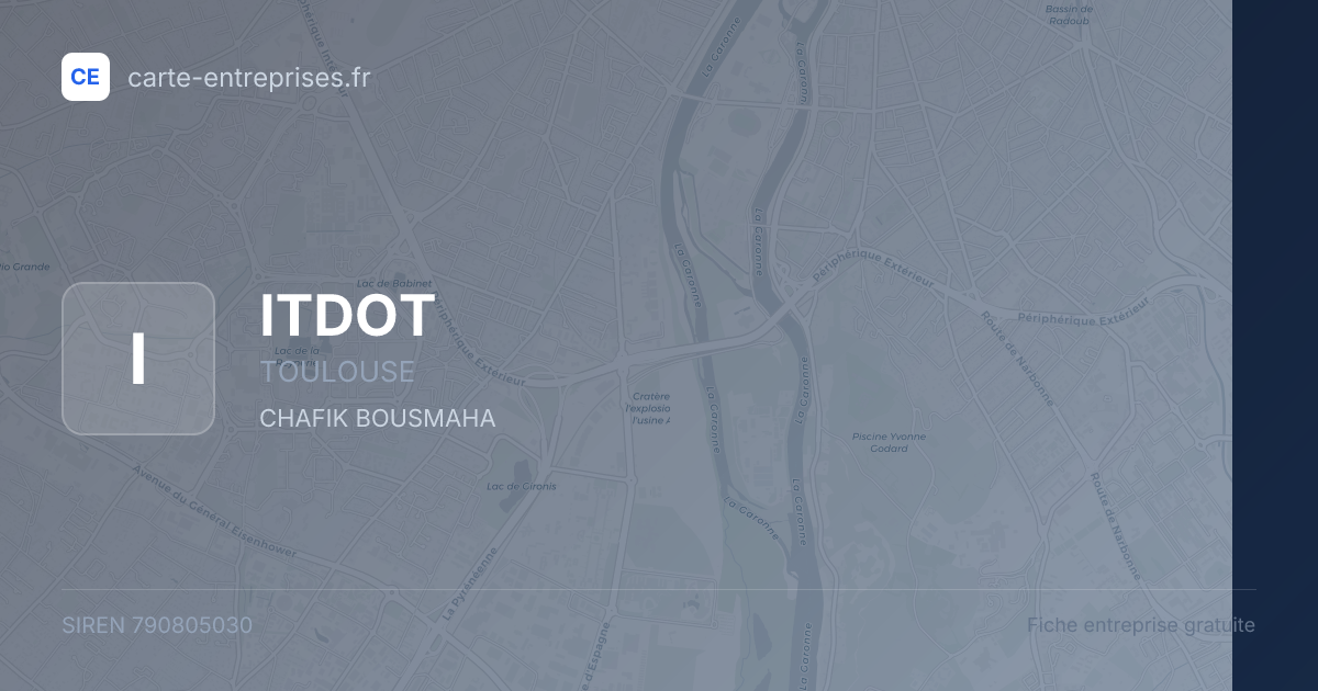ITDOT — 790805030 — fiche entreprise
