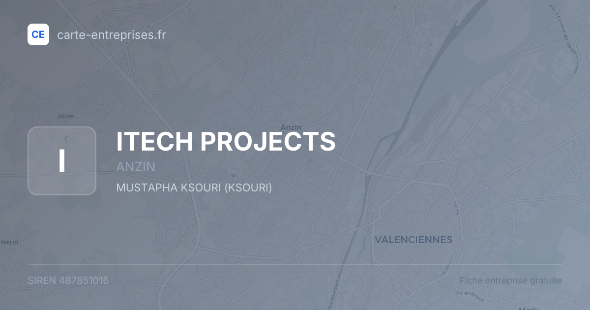 ITECH PROJECTS — 487851016 — fiche entreprise